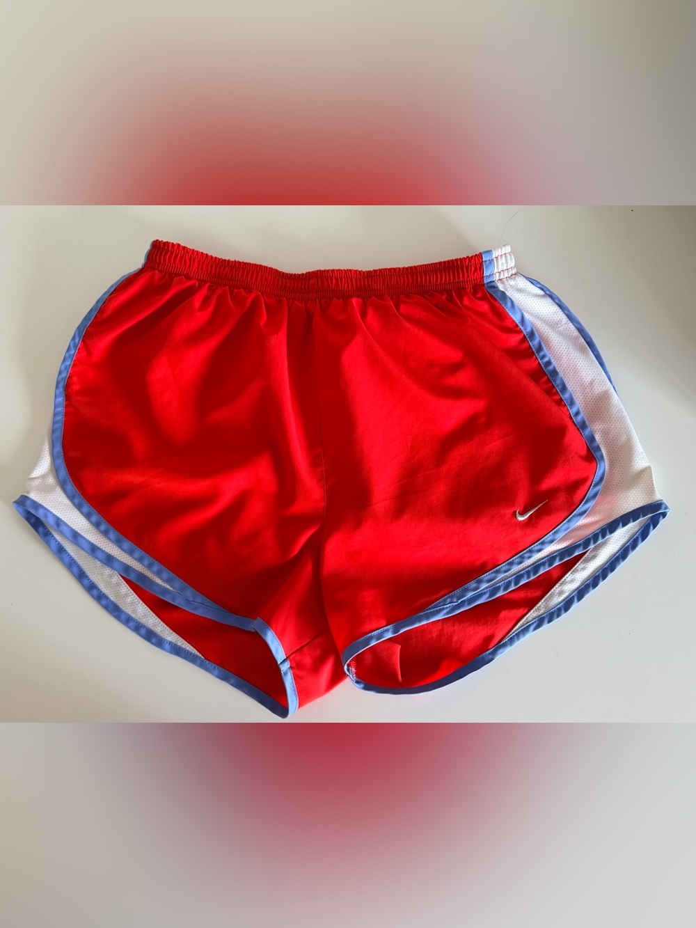 Nike Red and Blue Track Shorts